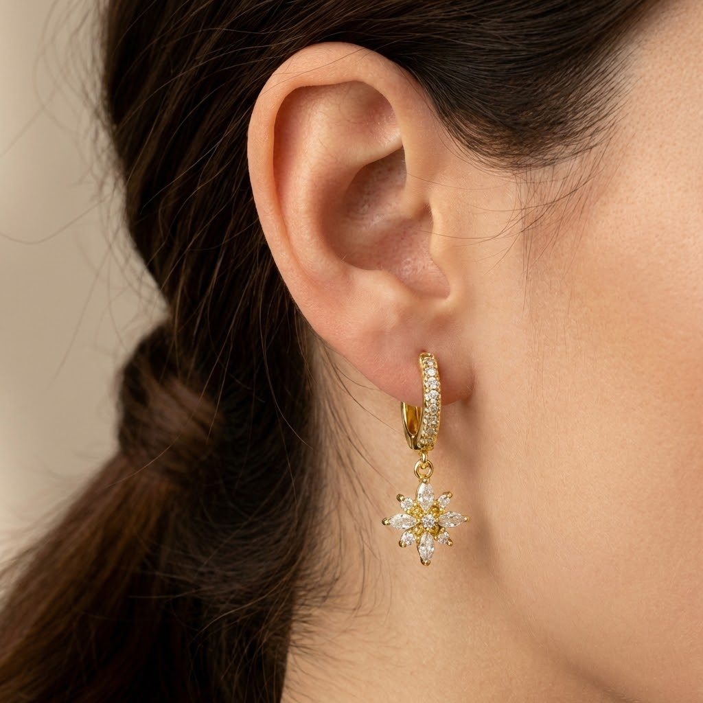 Aurora Hoops Goldplated